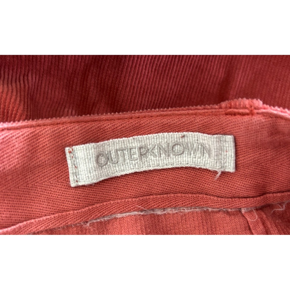 Outerknown Shorts 32 rust Seventyseven Cord Utility 8" Pockets 70s Surf Retro - Picture 12 of 16